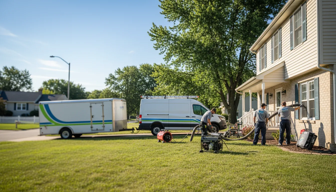 Flooded Basement Restoration And Cleanup With Repair in Dalton, WI near me